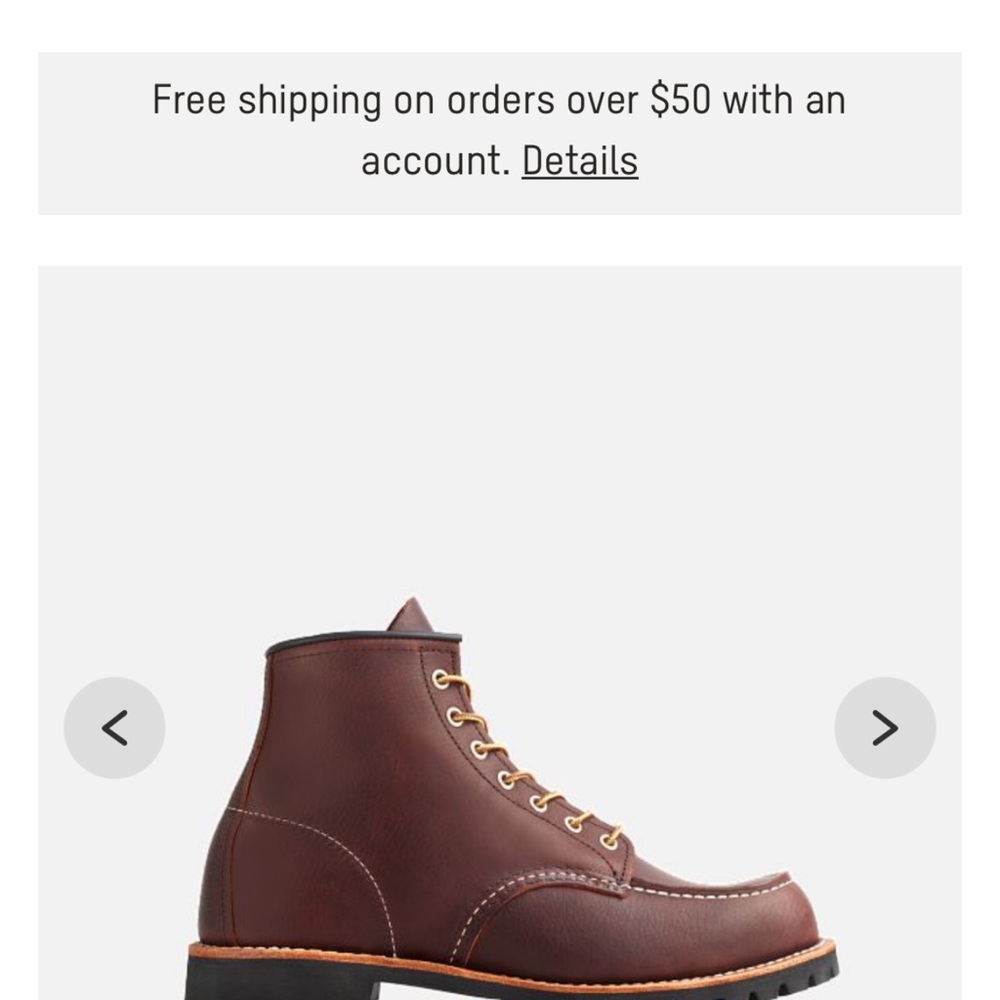 Red Wing Shoes Men's Dark Brown Leather Boots